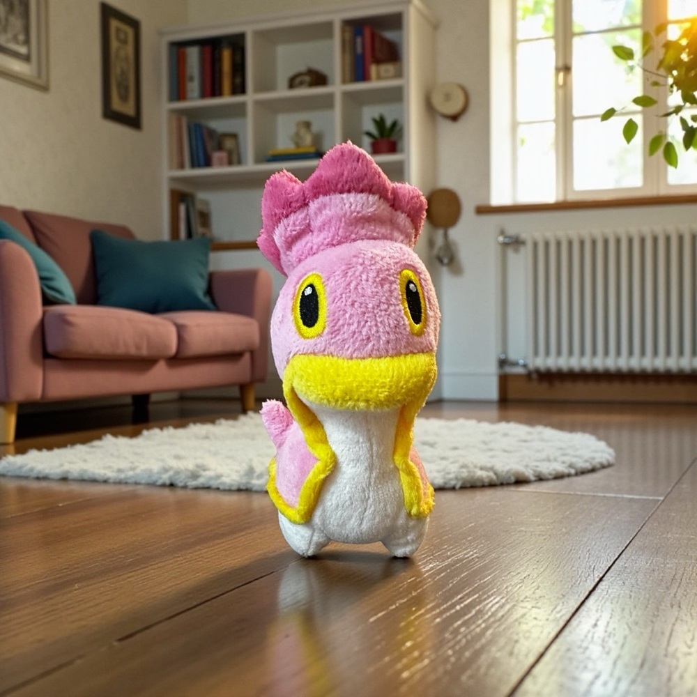 Pokémon Shellos Plush Pink Jakks Pacific 2007 Nintendo Stuffed Toy